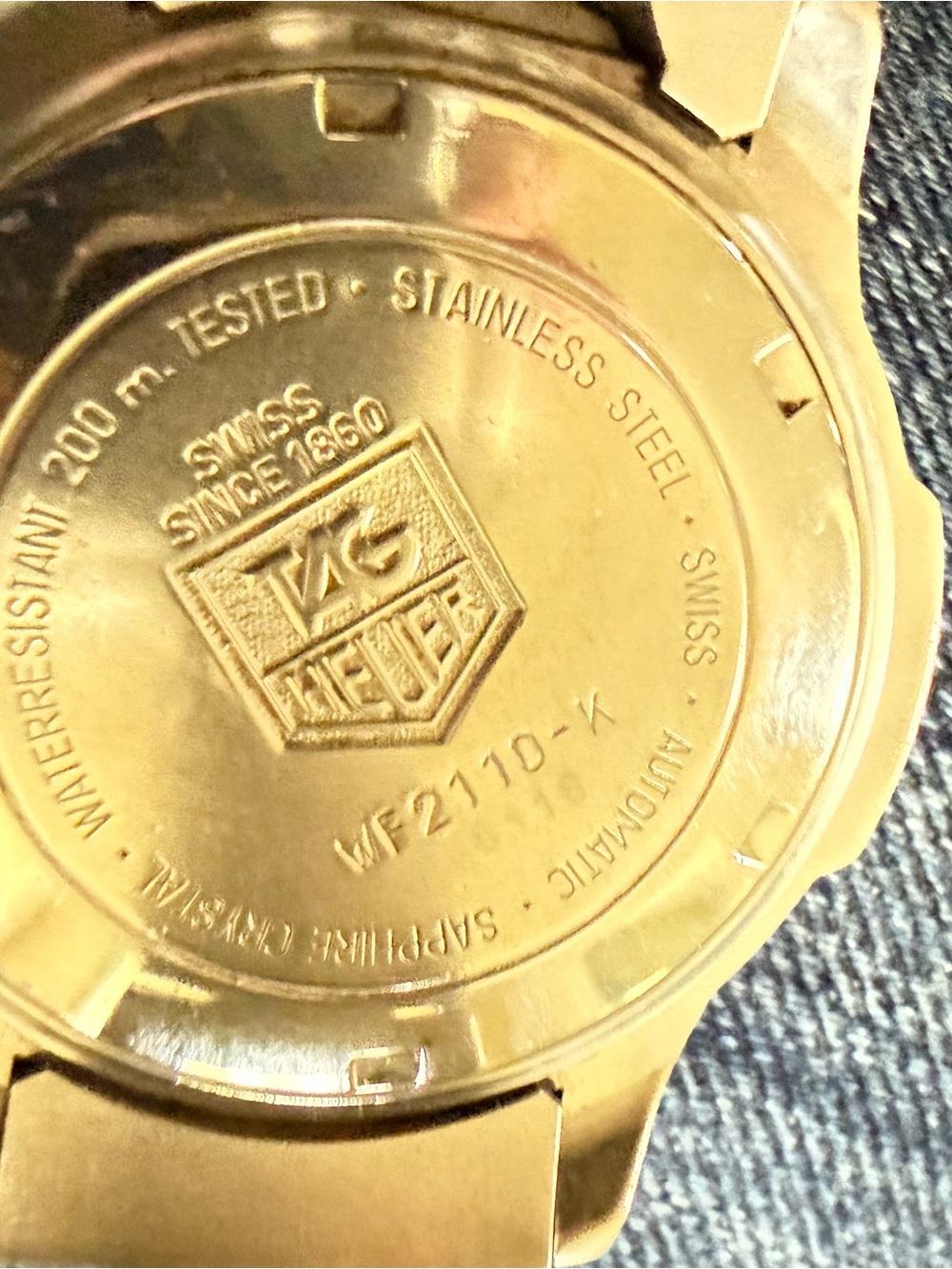 TAG Hever 4000 series
WF2110-K White Automatic Watch - Picture 5 of 14
